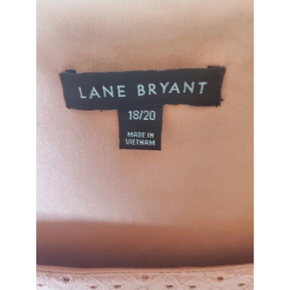 Lane Bryant Rose Pink Ruffle Sleeve Shift Dress, 18/20 - Picture 5 of 6